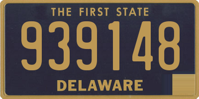 DE license plate 939148