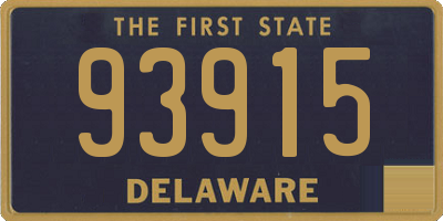 DE license plate 93915