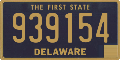DE license plate 939154