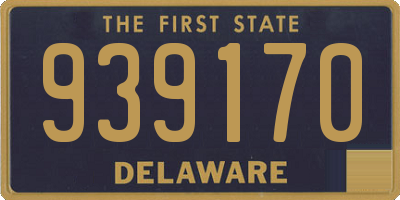 DE license plate 939170