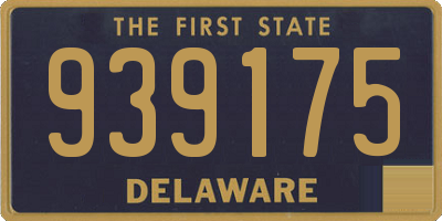 DE license plate 939175