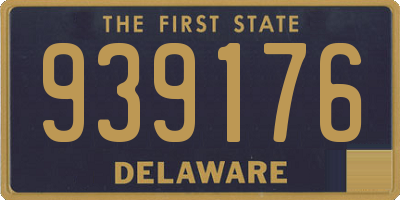 DE license plate 939176