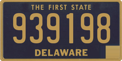 DE license plate 939198
