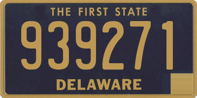 DE license plate 939271