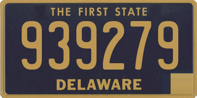 DE license plate 939279