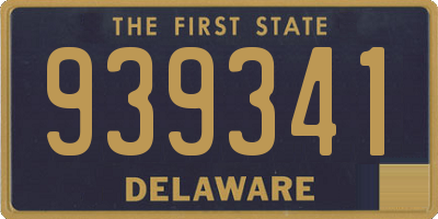 DE license plate 939341
