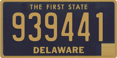 DE license plate 939441