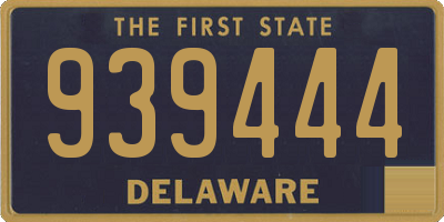 DE license plate 939444