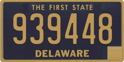DE license plate 939448