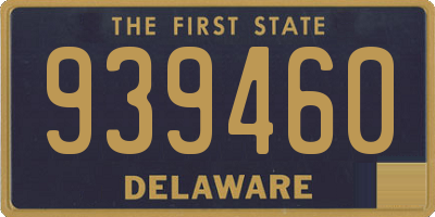 DE license plate 939460