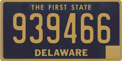 DE license plate 939466