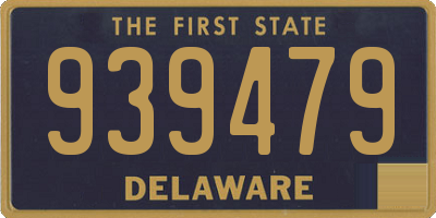 DE license plate 939479