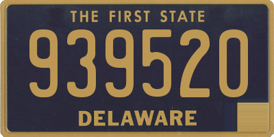 DE license plate 939520