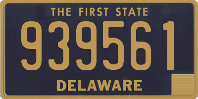 DE license plate 939561