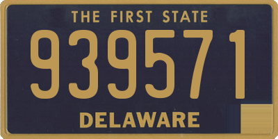 DE license plate 939571