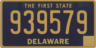 DE license plate 939579