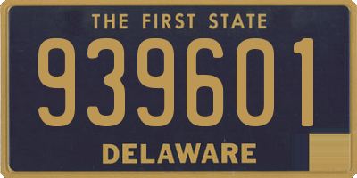 DE license plate 939601