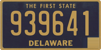 DE license plate 939641