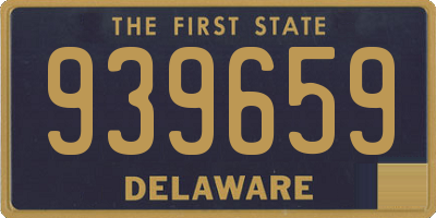 DE license plate 939659
