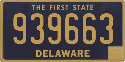 DE license plate 939663