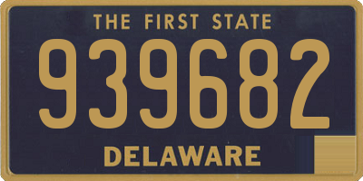 DE license plate 939682