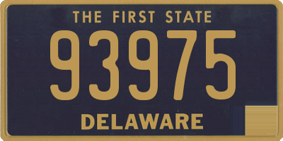 DE license plate 93975