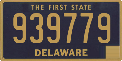 DE license plate 939779