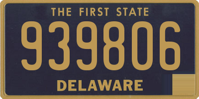 DE license plate 939806