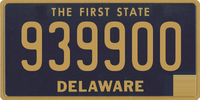 DE license plate 939900