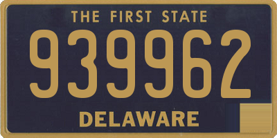 DE license plate 939962