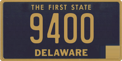 DE license plate 9400