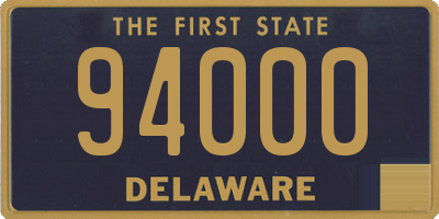 DE license plate 94000