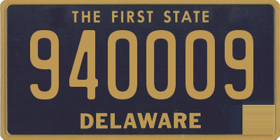 DE license plate 940009