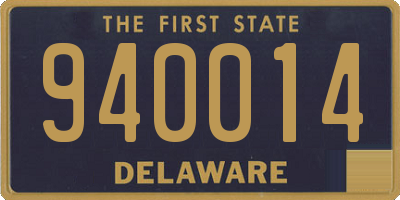 DE license plate 940014