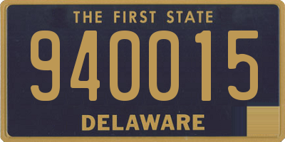 DE license plate 940015