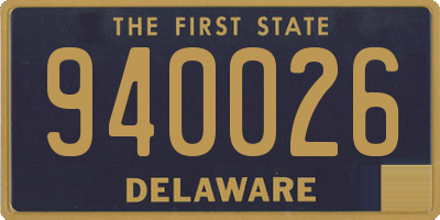 DE license plate 940026