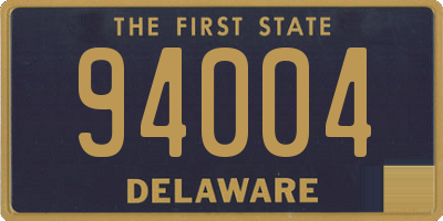 DE license plate 94004