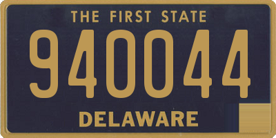 DE license plate 940044