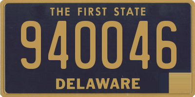 DE license plate 940046
