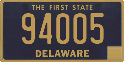 DE license plate 94005