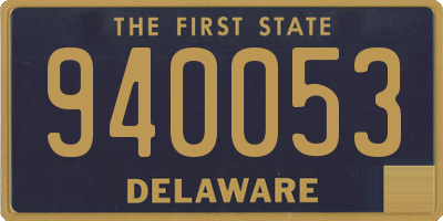 DE license plate 940053