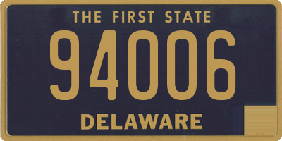 DE license plate 94006