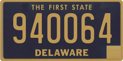 DE license plate 940064