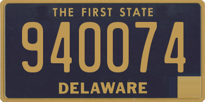 DE license plate 940074