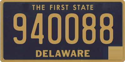 DE license plate 940088
