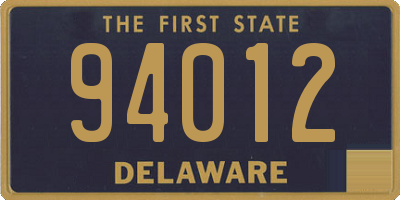 DE license plate 94012