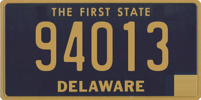 DE license plate 94013