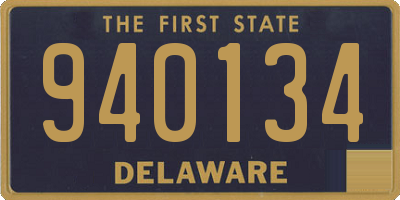 DE license plate 940134