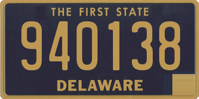 DE license plate 940138
