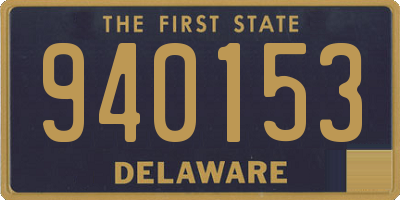 DE license plate 940153